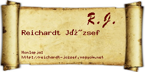 Reichardt József névjegykártya